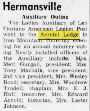 Aerotel Lodge - Aug 1964 Article (newer photo)